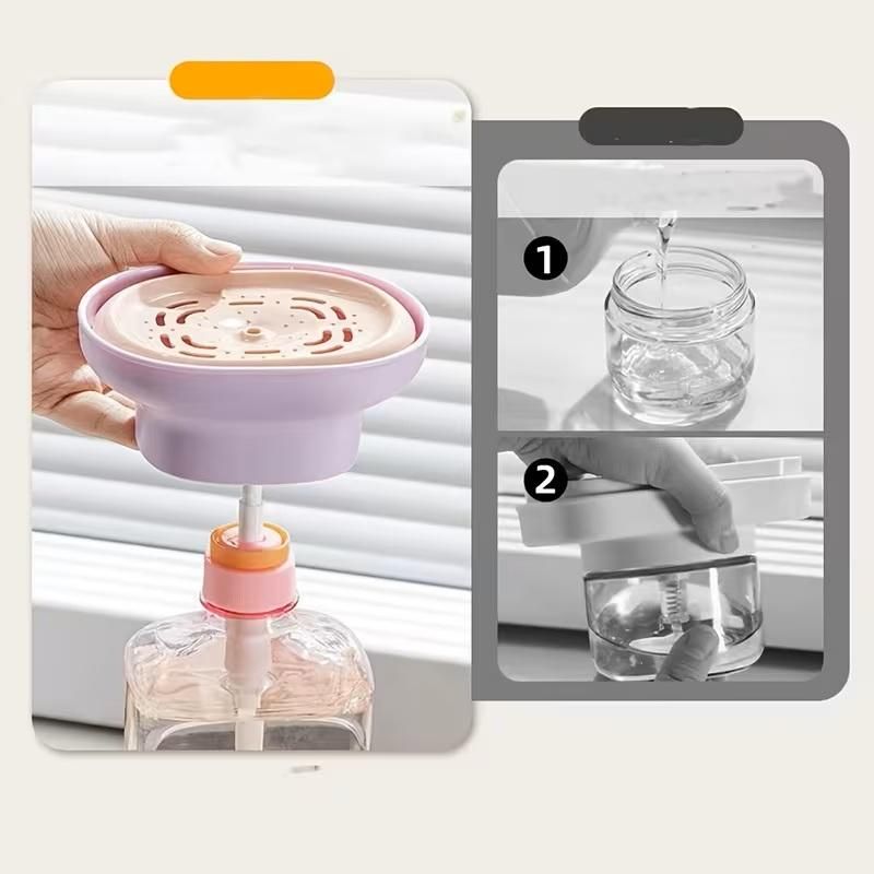 Foaming Dish Washing Liquid Bottle Press Dispenser