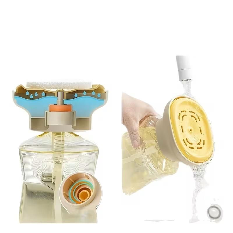 Foaming Dish Washing Liquid Bottle Press Dispenser