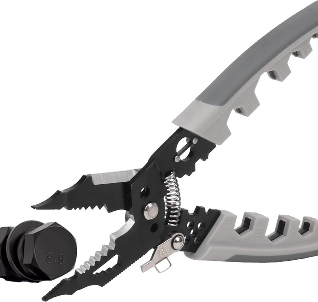 28-in-1 Multifunctional Wire Pliers & Stripper Tool | Stainless Steel Electrician Hand Tool