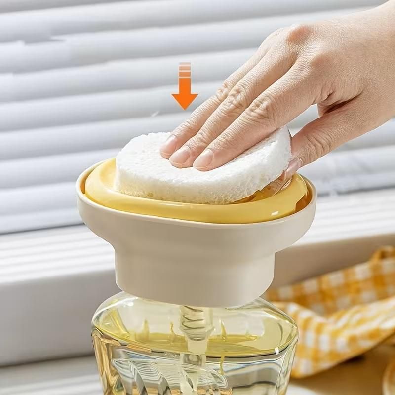Foaming Dish Washing Liquid Bottle Press Dispenser